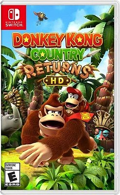 Donkey Kong Country Returns HD - Switch (Mídia Física) - (Novo, Lacrado)