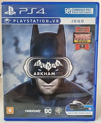 Batman Arkham VR - PS4 (Mídia Física) - USADO
