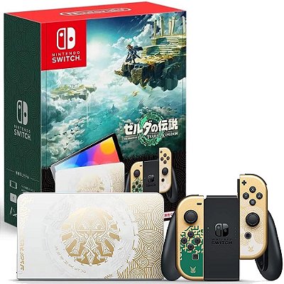 Nintendo Switch Oled, 64gb, Edição The Legend of Zelda: Tears of the Kingdom (Seminovo)