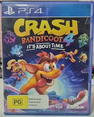 Crash Bandicoot 4 It's About Time - PS4 (Mídia Física) - USADO