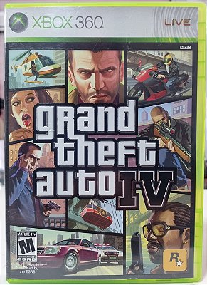 GTA IV (Grand Theft Auto IV) - Xbox 360 (Mídia Física) - USADO