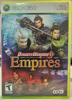 Dynasty Warriors 6 Empires - Xbox 360 (Mídia Física) - USADO