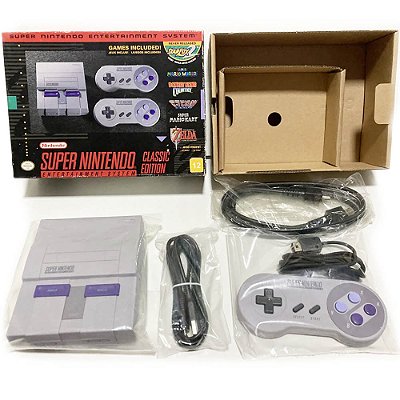 Snes Super Nintendo Classic Edition Mini, Original Nintendo (Seminovo)