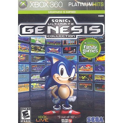 Sonic's Ultimate Genesis Collection - Xbox 360 (Mídia Física)