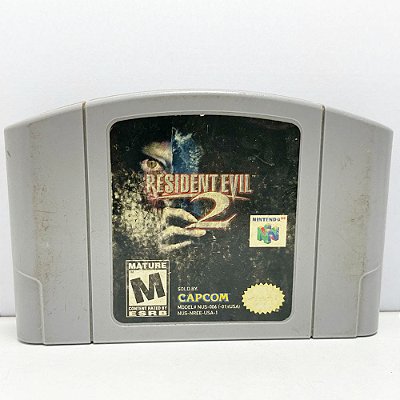 Resident Evil 2, Fita para Nintendo 64, Cartucho Americano, Original (Usado)