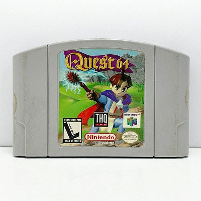 Quest 64, Fita para Nintendo 64, Cartucho Brasileiro Gradiente, Original (Usado)
