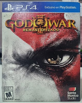 God Of War 3 Remasterizado (Cartonado) - PS4 (Mídia Física) - USADO