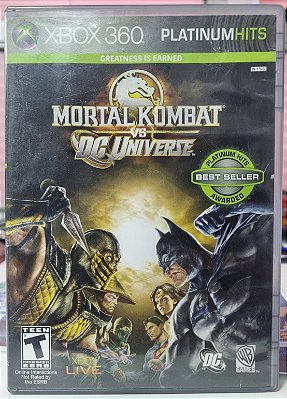 Mortal Kombat Vs DC Universe - Xbox 360 / Xbox One (Mídia Física) - USADO