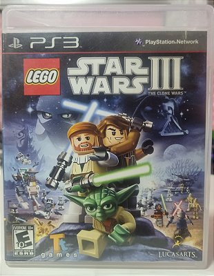 Lego Star Wars 3 The Clone Wars - PS3 (Mídia Física) - USADO