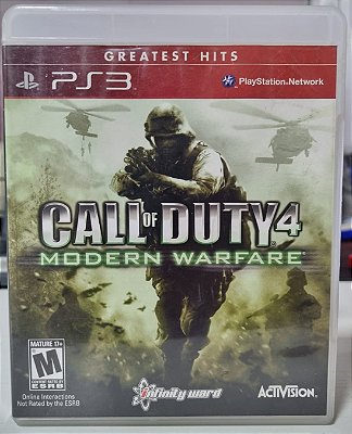 Call Of Duty 4 Modern Warfare - PS3 (Mídia Física) - USADO