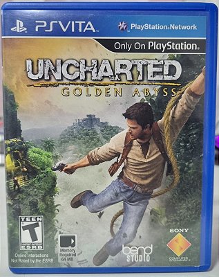 Uncharted Golden Abyss - PS Vita (Mídia Física) - USADO