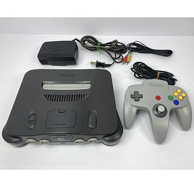 Console Nintendo 64, Com 1 Controle, Modelo Americano, Original Nintendo (Usado)