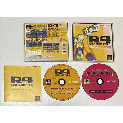 R4 Ridge Racer Type 4- Original PS1 JP (Usado)