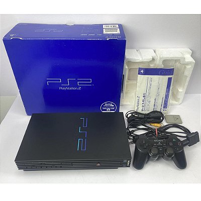 PlayStation 2, Na Caixa Seriado, 1 Controle, Modelo SCPH-18000, PS2, (Usado)