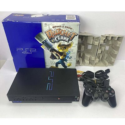 PlayStation 2, Na Caixa, 1 Controle, Modelo SCPH-18000, PS2, (Usado)