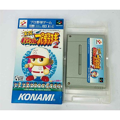 Jikkyou Powerful Pro Yakyuu 2, Super Famicom Original (Usado)