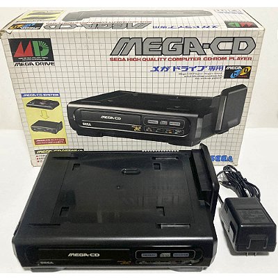 MEGA CD 1, Completo na Caixa, Original, Sega (Usado)