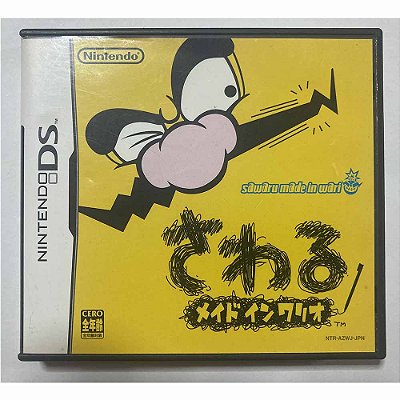 Sawaru Made in Wario, Nintendo DS Japonês Original (Usado)