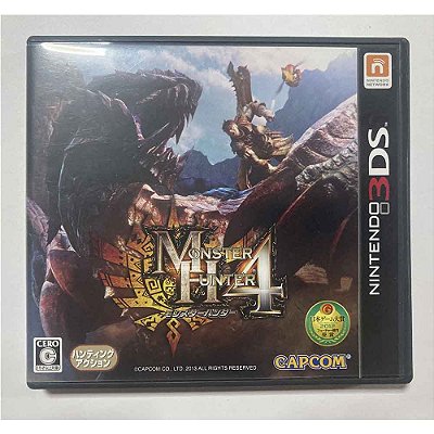 Monster Hunter 4, Nintendo 3DS Japonês Original (Usado)