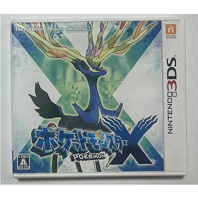 Pokemon X 3D, Nintendo 3DS Japonês Original (Usado)