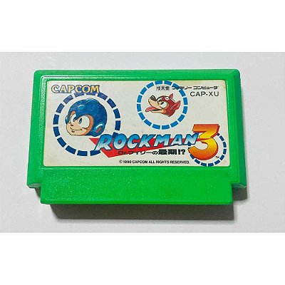 Rockman 3, Famicom Nintendinho Nes JP Original (Usado)
