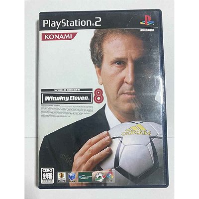 Winning Eleven 8, PS2 Japonês Original (Mídia Física) - Usado
