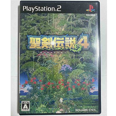Seiken Densetsu 4 Secret Of Mana 4, PS2 Japonês Original (Mídia Física) - Usado