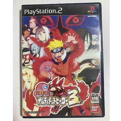 Naruto Narutimate Hero 3, PS2 Japonês Original (Mídia Física) - Usado