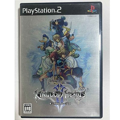 Kingdom Hearts 2, PS2 Japonês Original (Mídia Física) - Usado