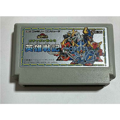 SD Gundam Gachapon Senshi 3, Famicom Nintendinho Nes JP Original (Usado)