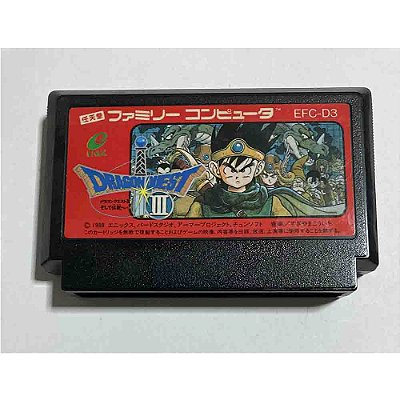Dragon Quest 3, Famicom Nintendinho Nes JP Original (Usado)