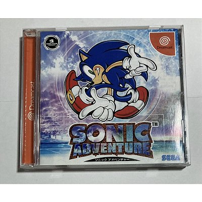 Sonic Adventure, Dreamcast Japonês Original (Mídia Física) - Usado