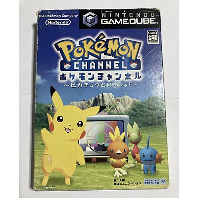Pokémon Channel With Pikachu, Gamecube Japonês Original (Mídia Física) - Usado
