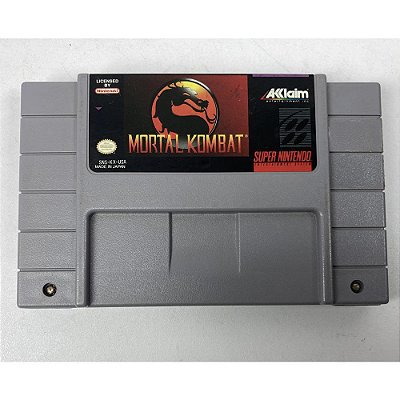 Mortal Kombat, Super Nintendo, Cartucho Original (Usado)