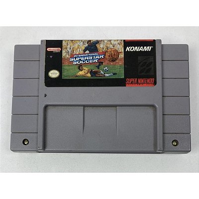 Internetional Super Star Soccer Deluxe, Super Nintendo, Cartucho Original (Usado)