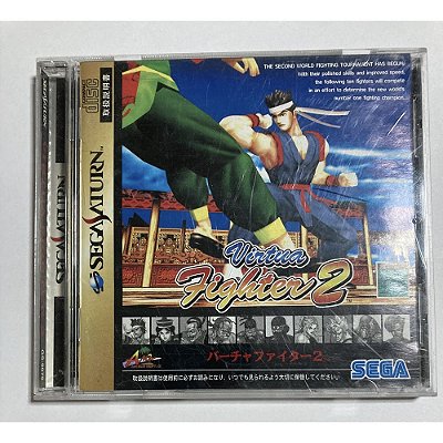 Virtua Fighter 2, Saturno Japonês Original (Mídia Física) - Usado