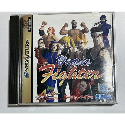 Virtua Fighter, Saturno Japonês Original (Mídia Física) - Usado