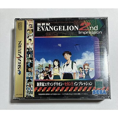 Evangelion 2nd Impression, Saturno Japonês Original (Mídia Física) - Usado