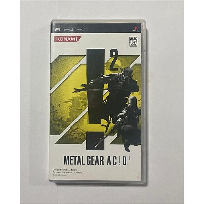 Metal Gear Acid 2, PSP Japonês Original (Mídia Física) - Usado
