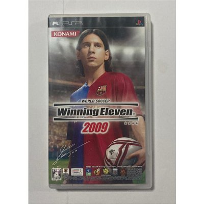 Winning Eleven 2009, PSP Japonês Original (Mídia Física) - Usado