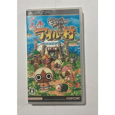 Monhun Nikki: Poka Poka Ailu Mura, PSP Japonês Original (Mídia Física) - Usado
