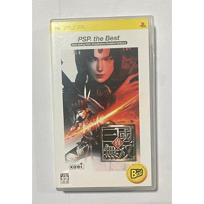 Shin Sangoku Musou Dynasty Warriors, PSP Japonês Original (Mídia Física) - Usado