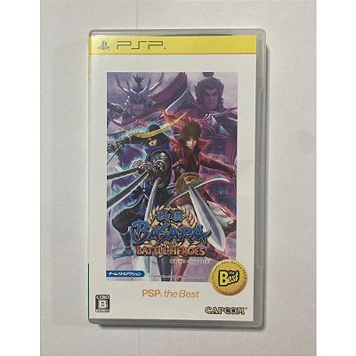 Basara Battle Heroes, PSP Japonês Original (Mídia Física) - Usado