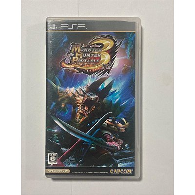 Monster Hunter 3, PSP Japonês Original (Mídia Física) - Usado