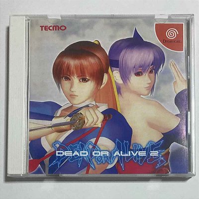Dead or Alive 2, Dreamcast Japonês Original (Mídia Física) - Usado