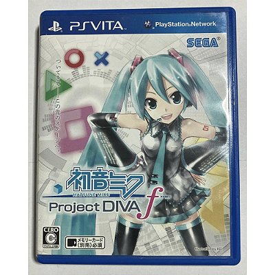 Project Diva F, PS Vita Japonês Original (Mídia Física) - Usado
