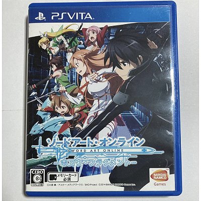 Sword Art Online: Hollow Fragment, PS Vita Japonês Original (Mídia Física) - Usado