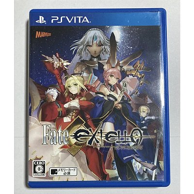 Fate Extella, PS Vita Japonês Original (Mídia Física) - Usado