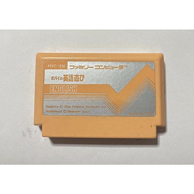 Popeye no Eigo Asobi, Famicom Nintendinho Nes JP Original (Usado)