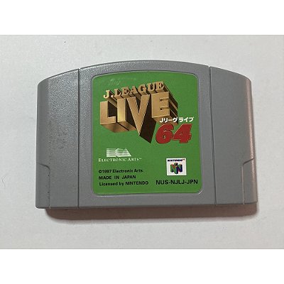 J. League Live, Nintendo 64, JP, Original (Usado)